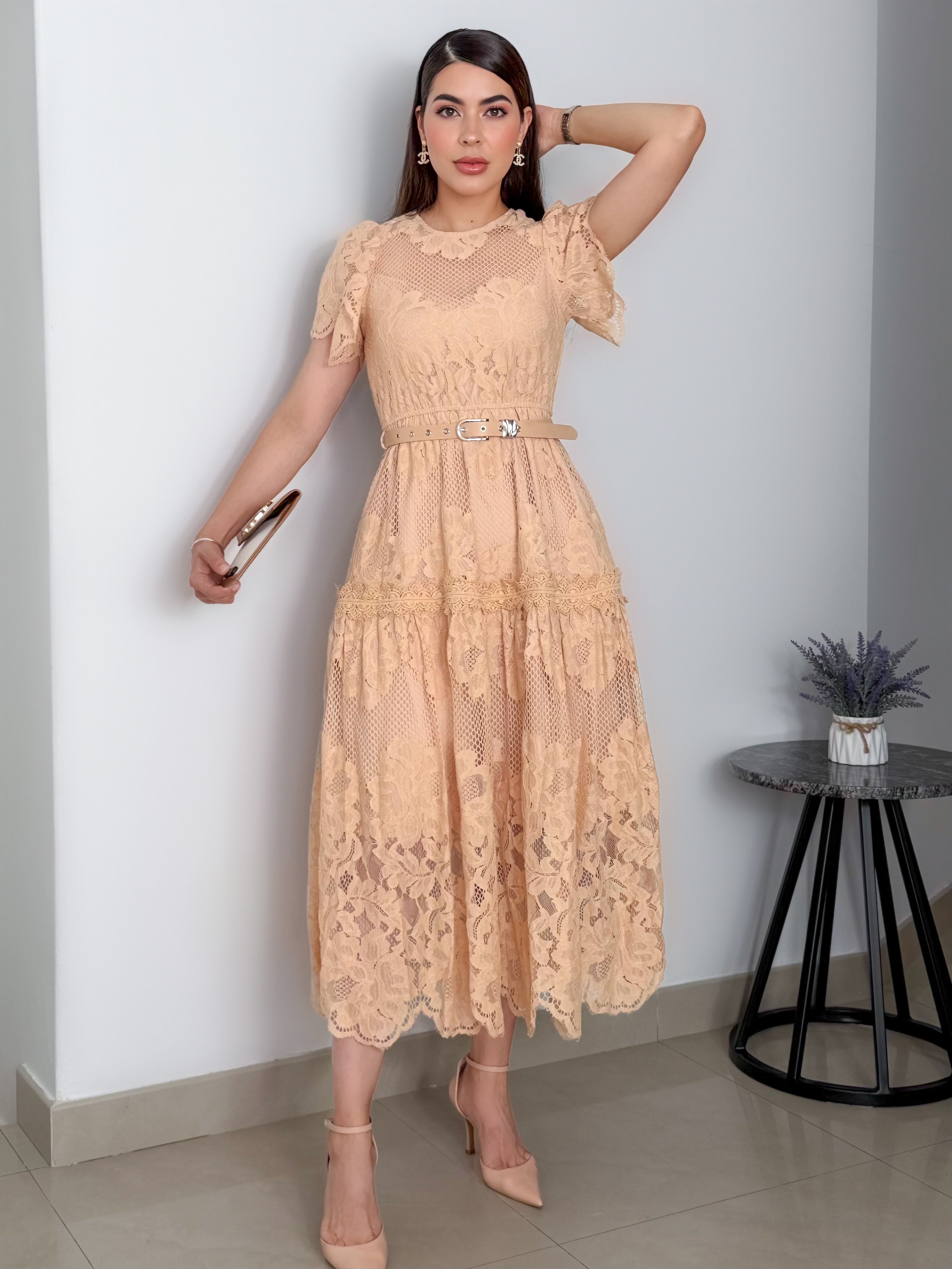 VESTIDO LADY BEIGE