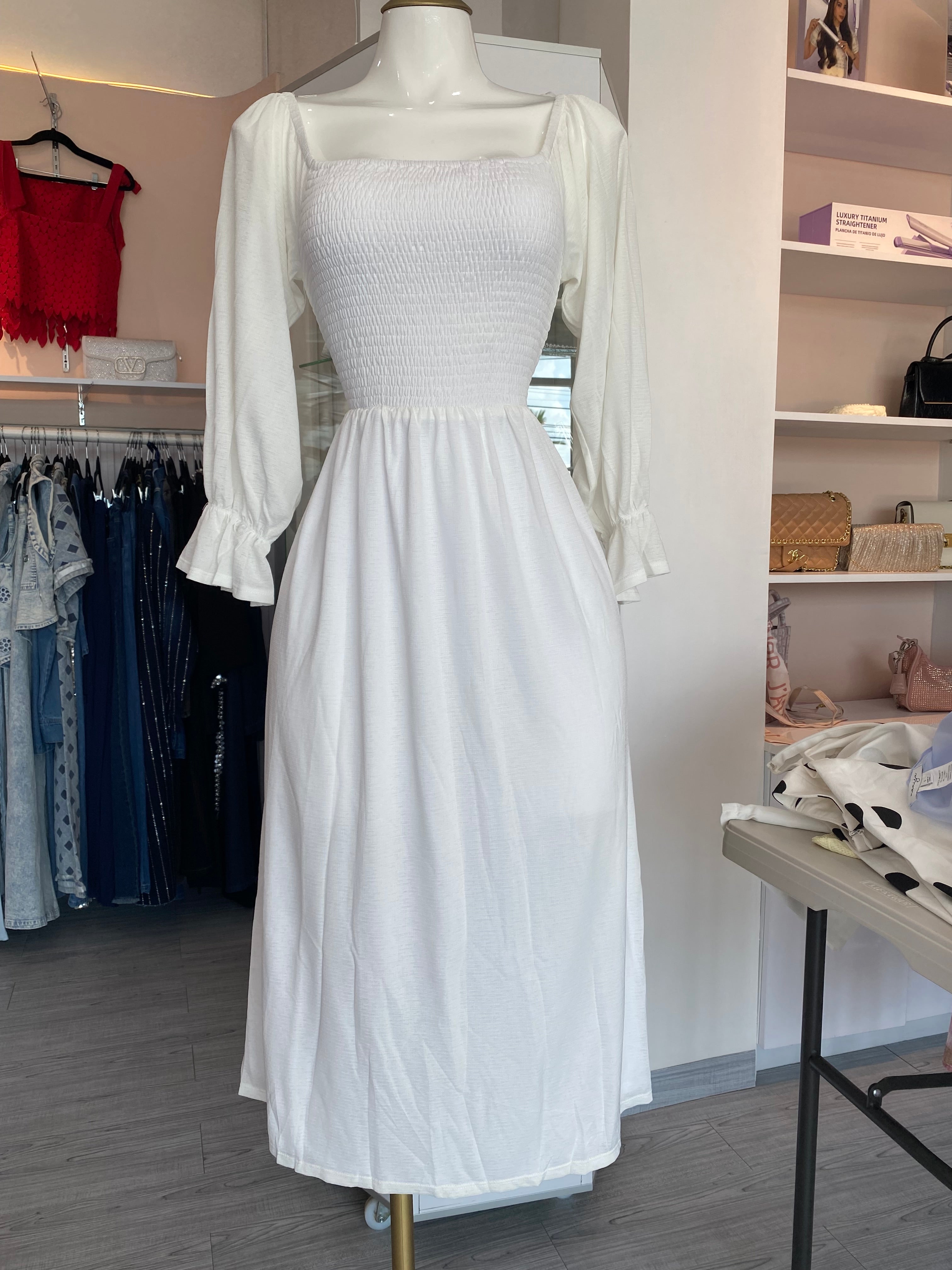 VESTIDO BLANCO