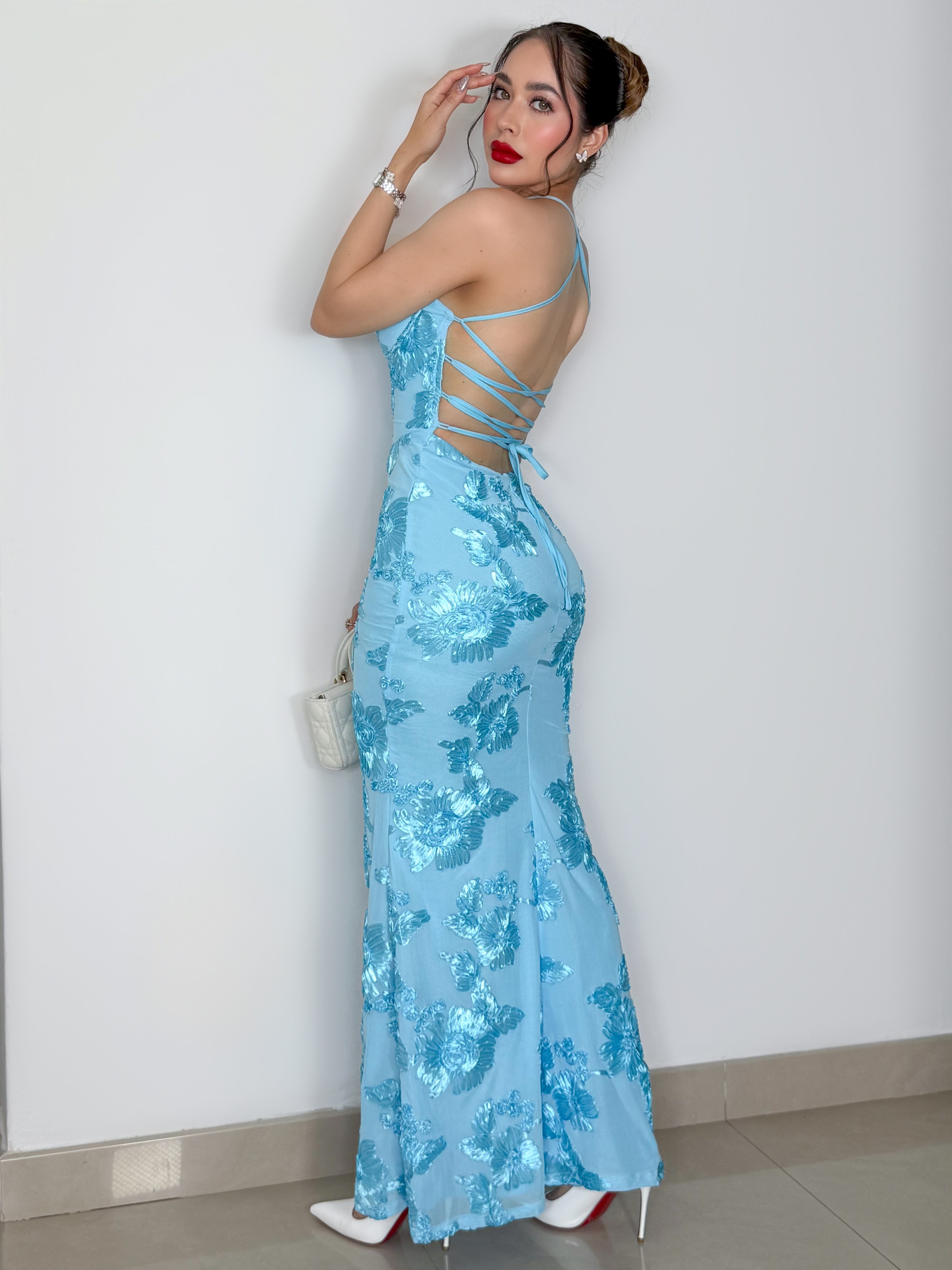 VESTIDO XIMENA AZUL
