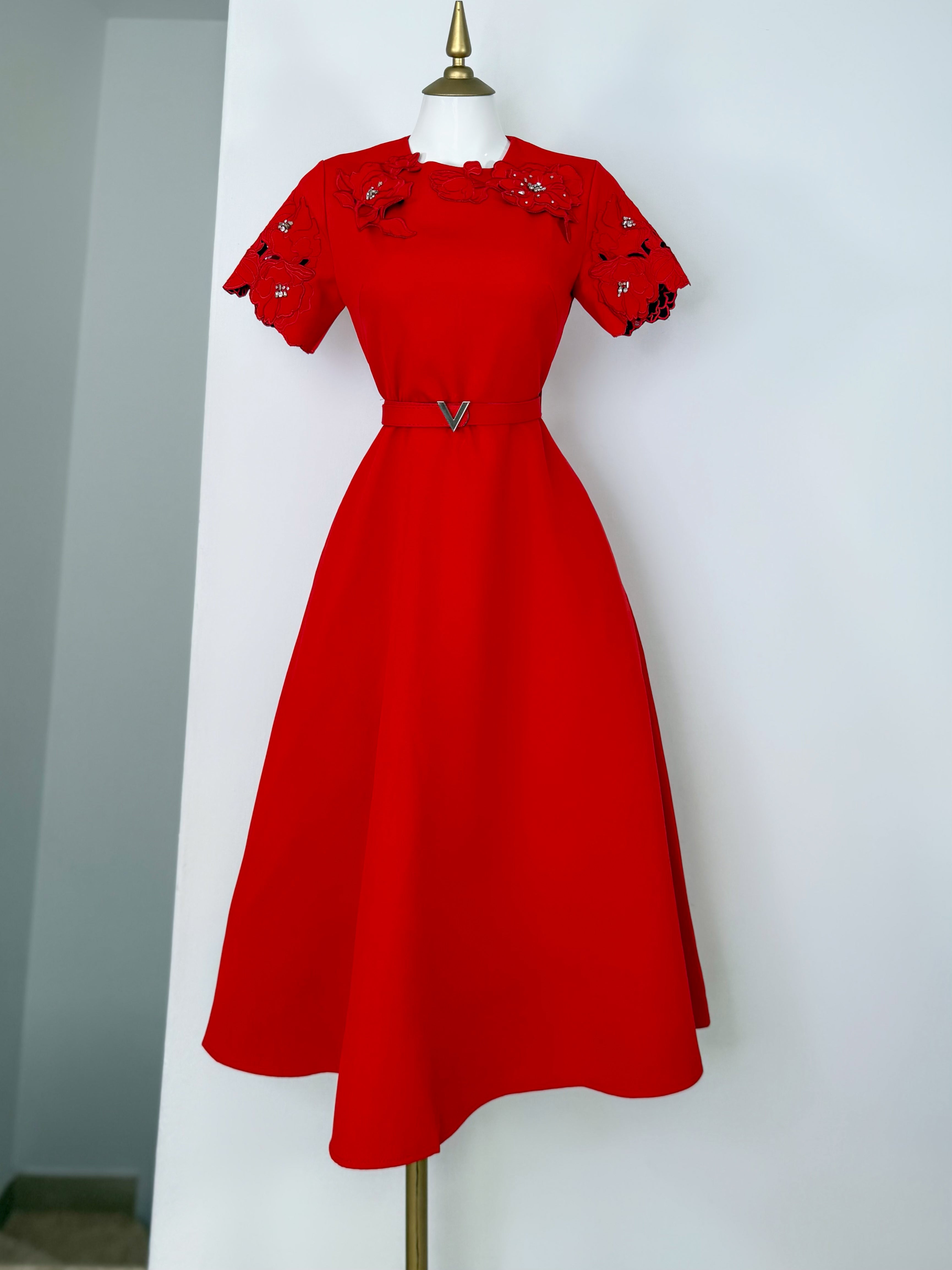 VESTIDO ITZEL ROJO