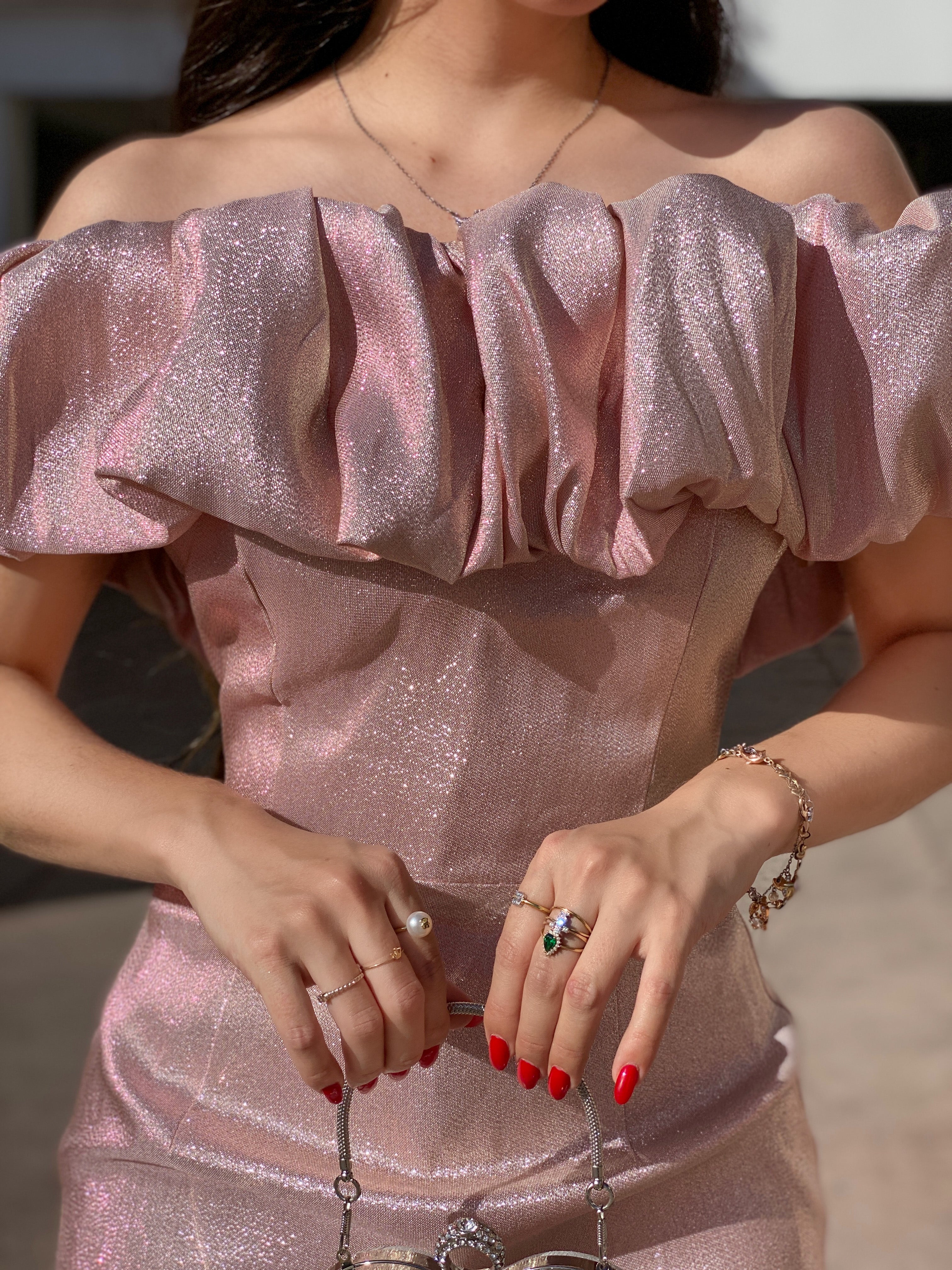 VESTIDO ROSE GOLD