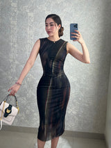 Bolso ivory con detalle dorado