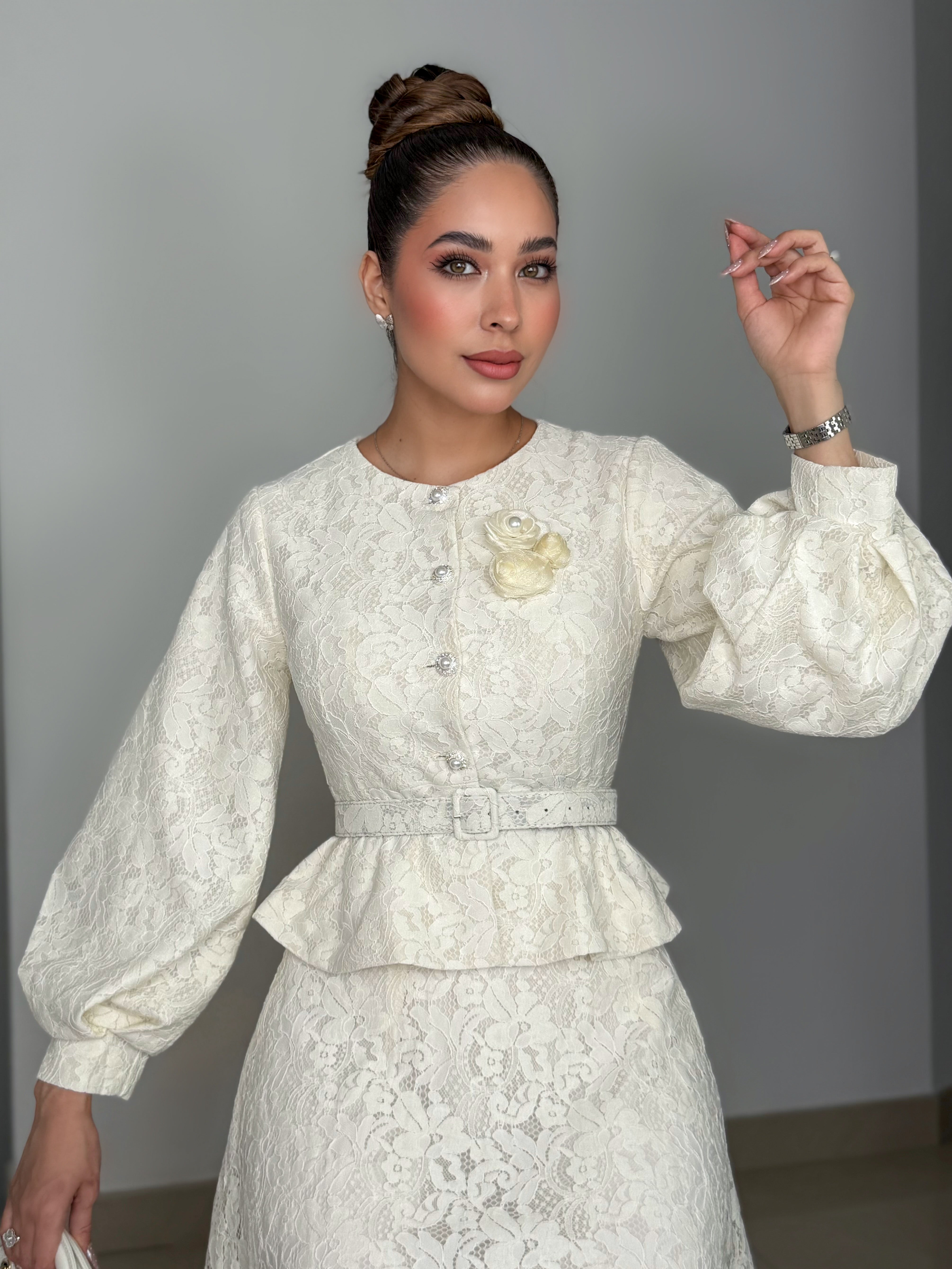 SET LEAH IVORY