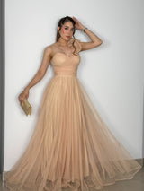 VESTIDO AMAYRANI BEIGE