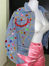 CHAQUETA CON PEDRERÍA