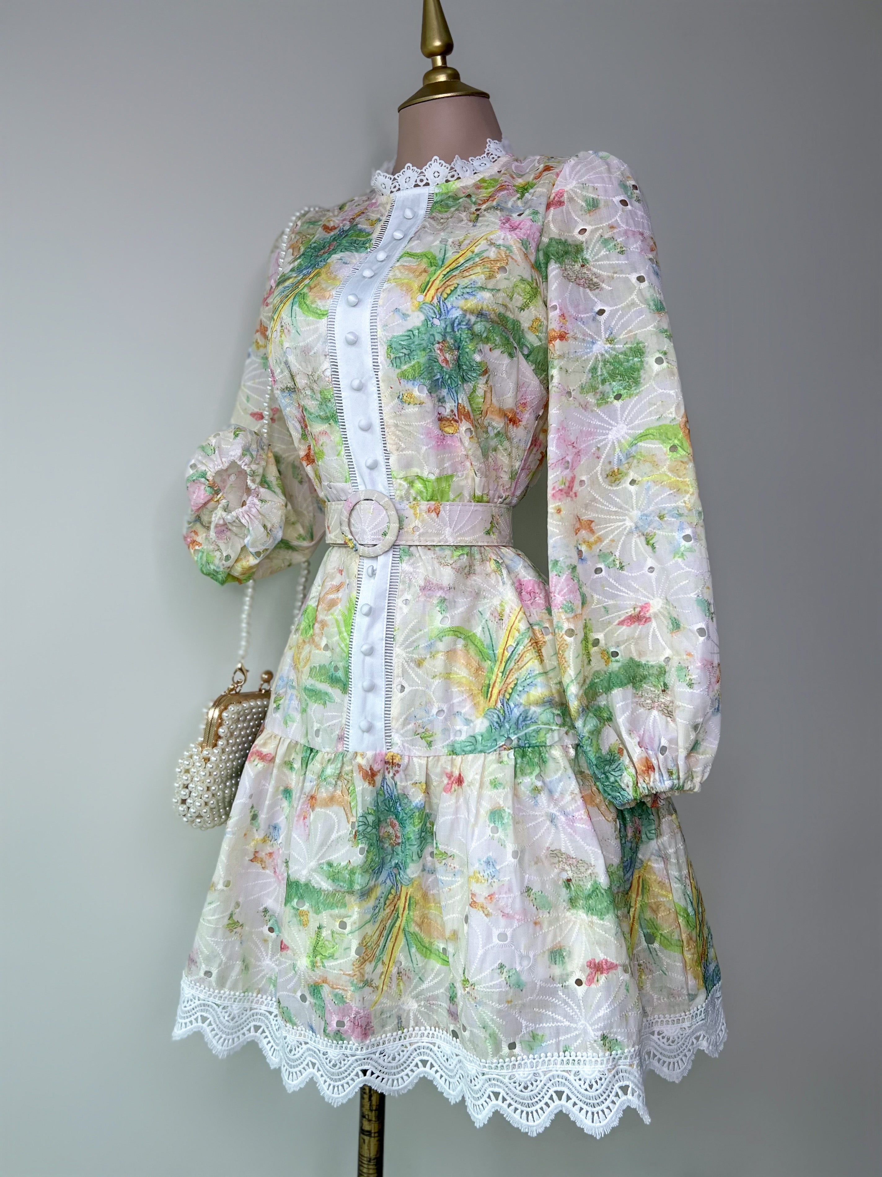 VESTIDO CORTO FLORAL