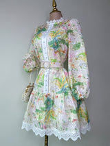 VESTIDO CORTO FLORAL