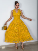 VESTIDO LIZETH AMARILLO