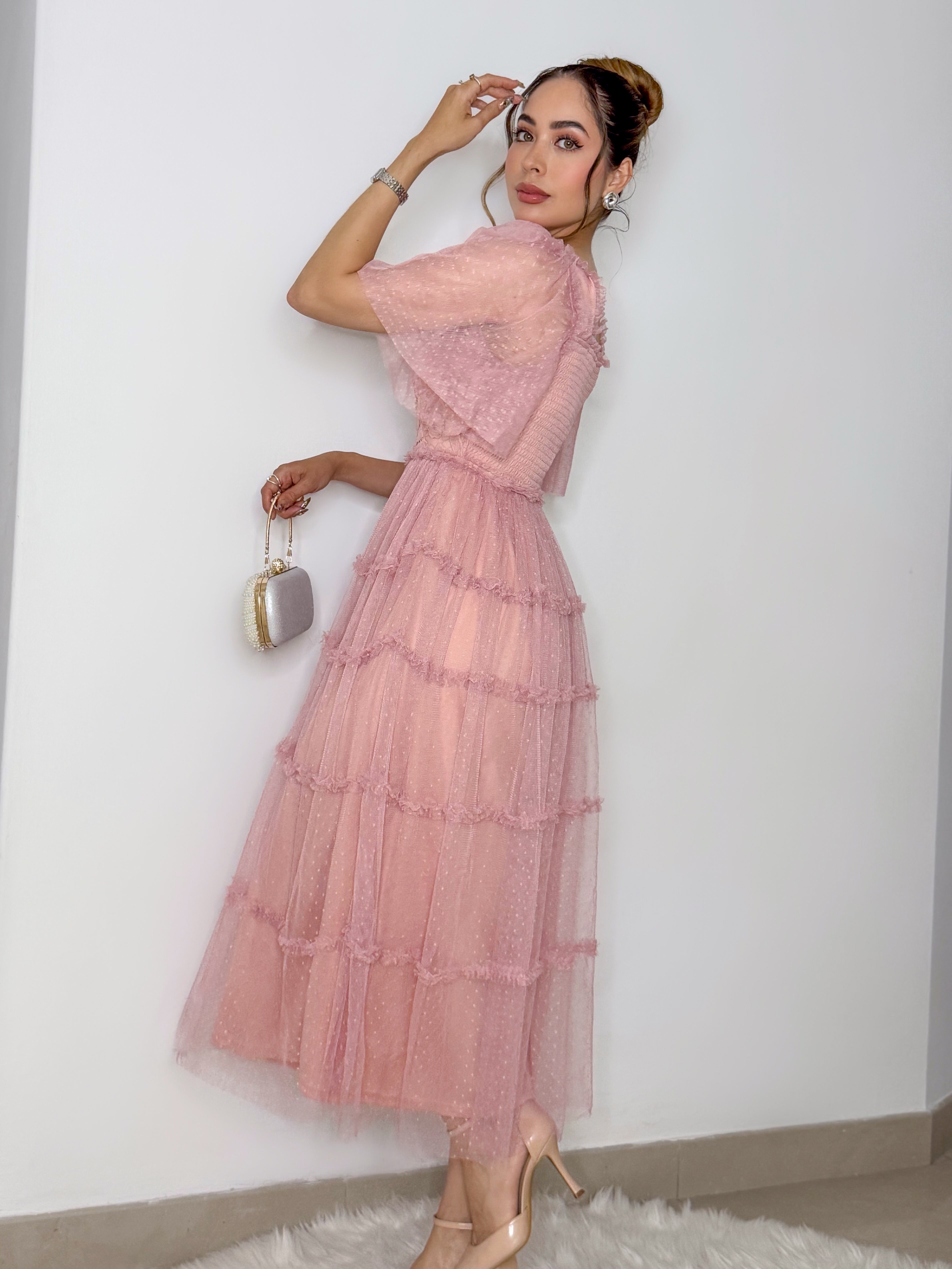 VESTIDO FATIMA ROSA
