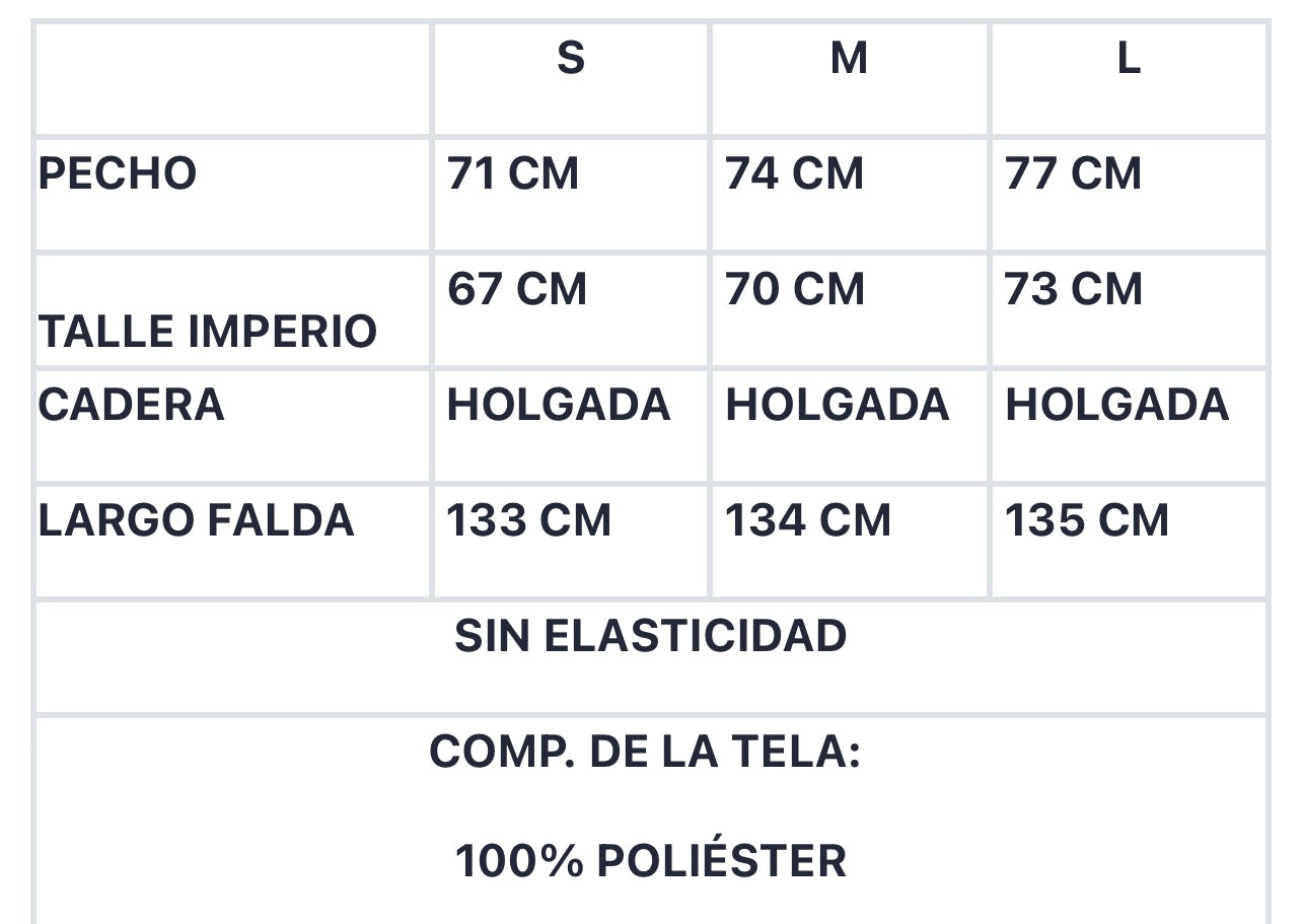 VESTIDO CELESTE