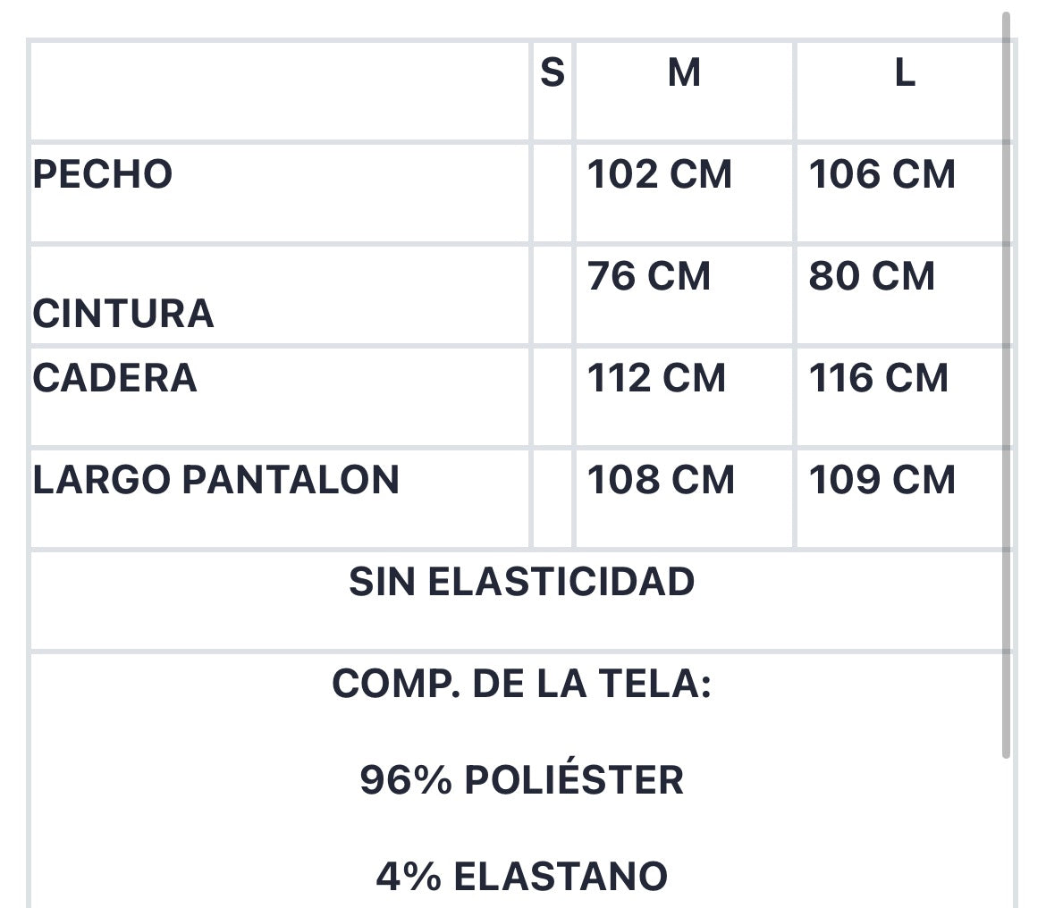 SET MADAY NEGRO