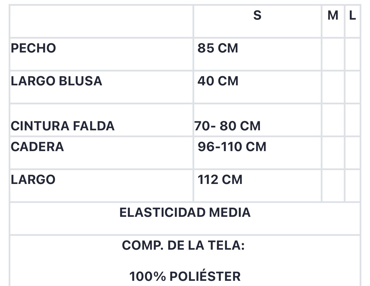 SET  EMILIANA DORADO