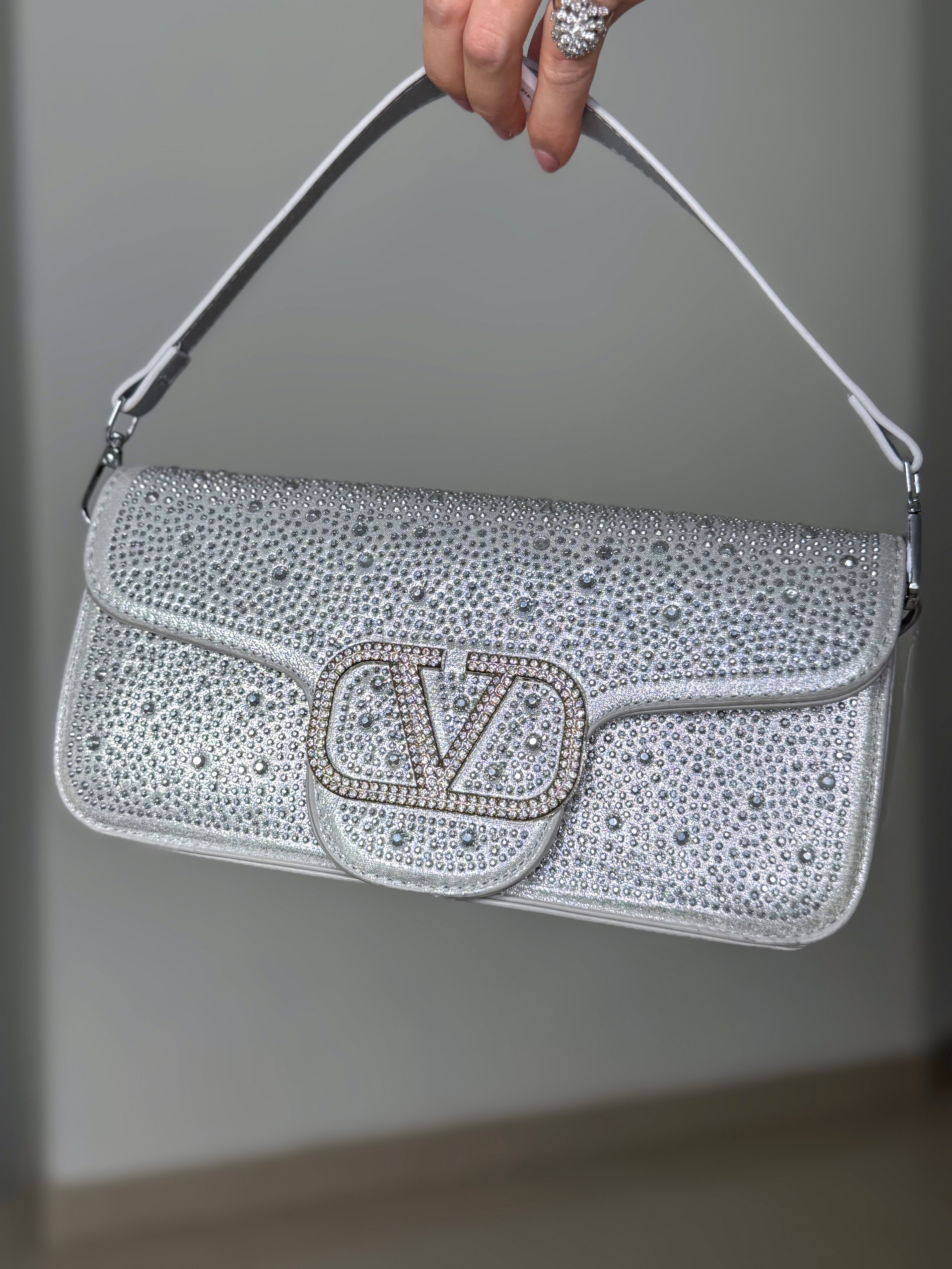 BOLSO PLATEADO V