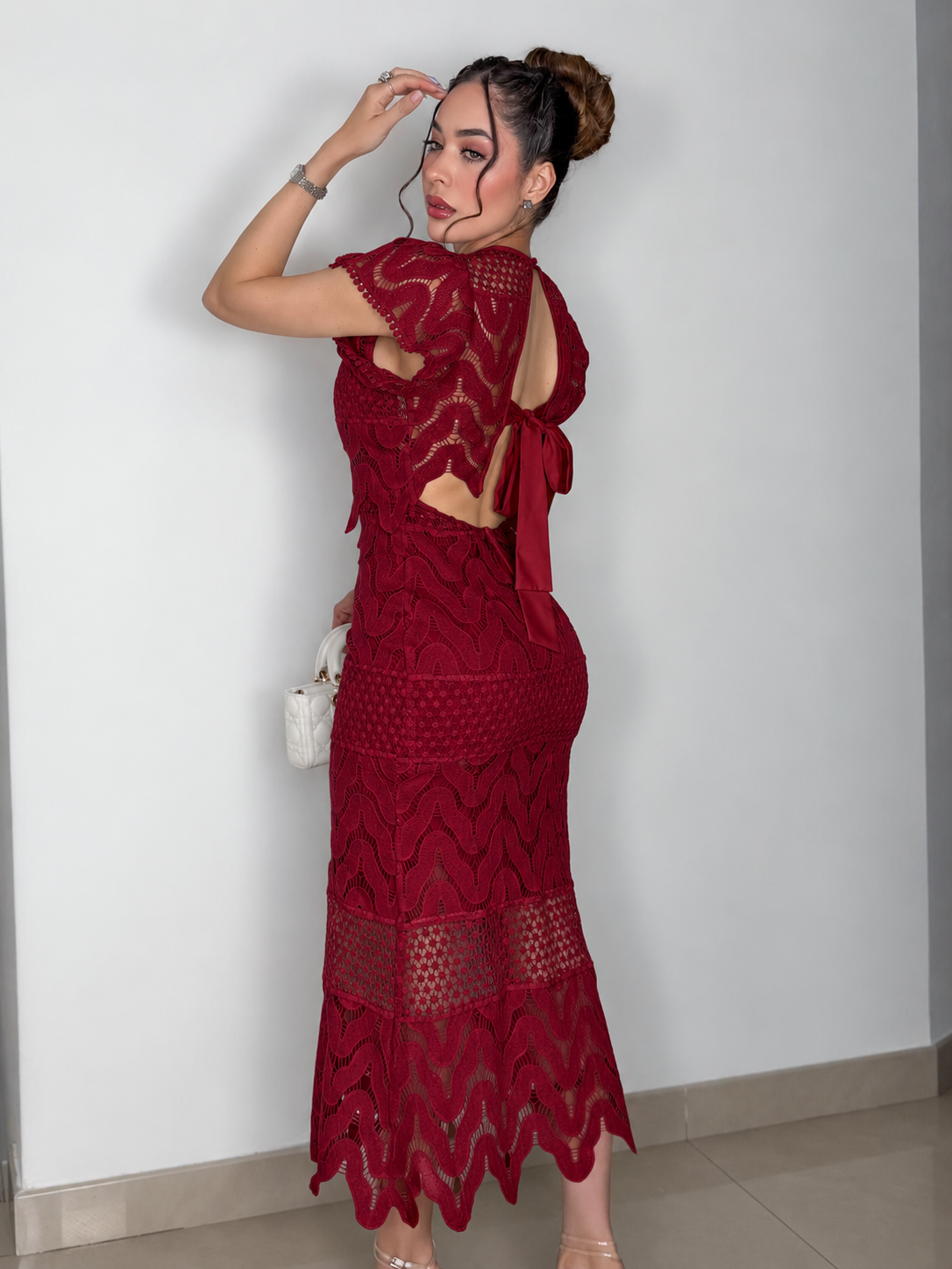 VESTIDO CINTHIA ROJO