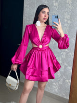 COLLAR DE FLOR BLANCA