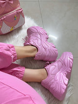 TENIS ROSAS PLATAFORMA