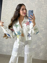 CHAQUETA CORTA CON ESTRELLA