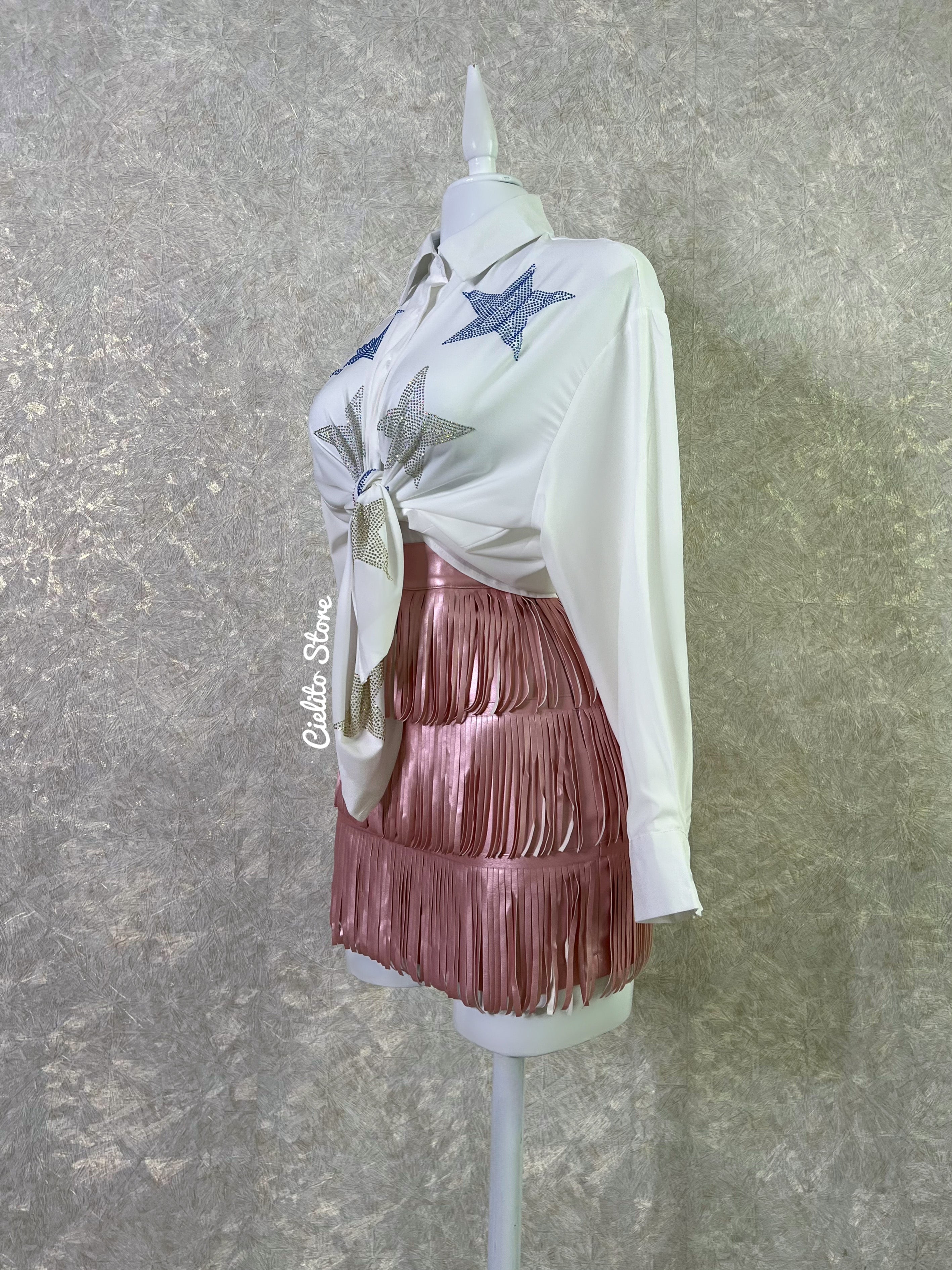 CAMISA ESTRELLAS BLANCA