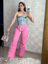 PANTALÓN ROSA BARBIE