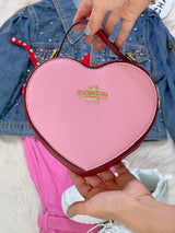 BOLSO CORAZÓN BICOLOR