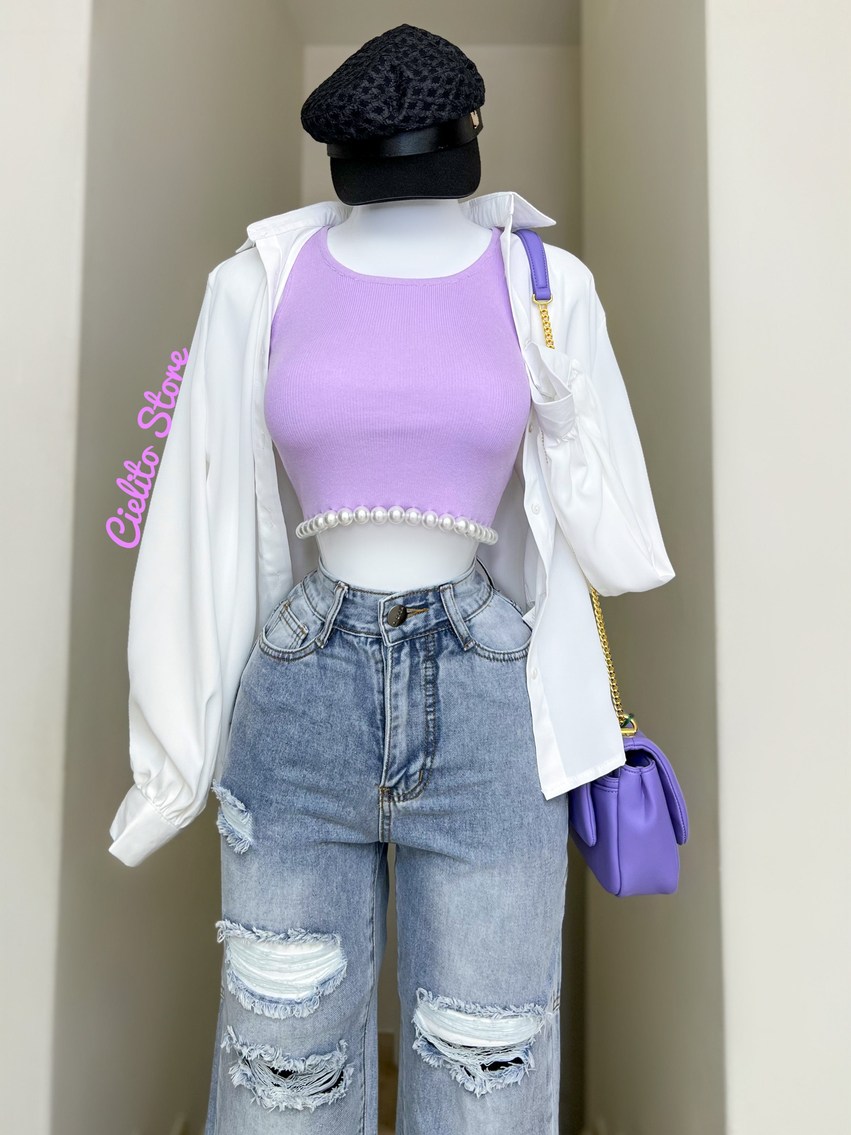 PANTALÓN MEZCLILLA DESLAVADO