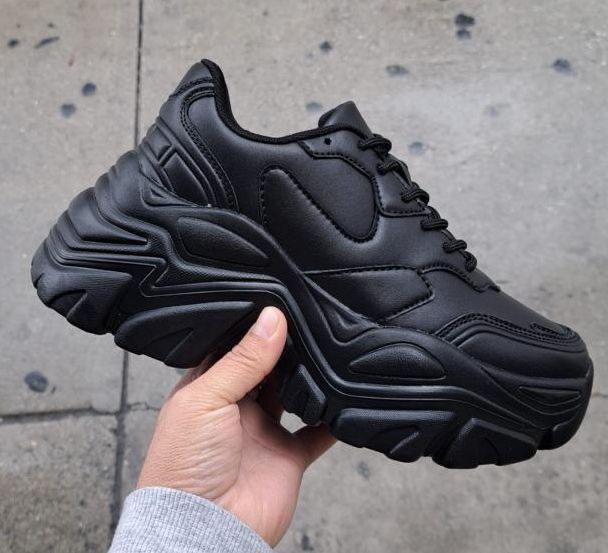 TENIS NEGROS PLATAFORMA