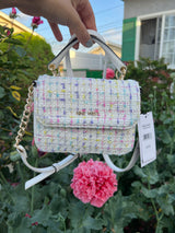 BOLSO TWEED NINE WEST