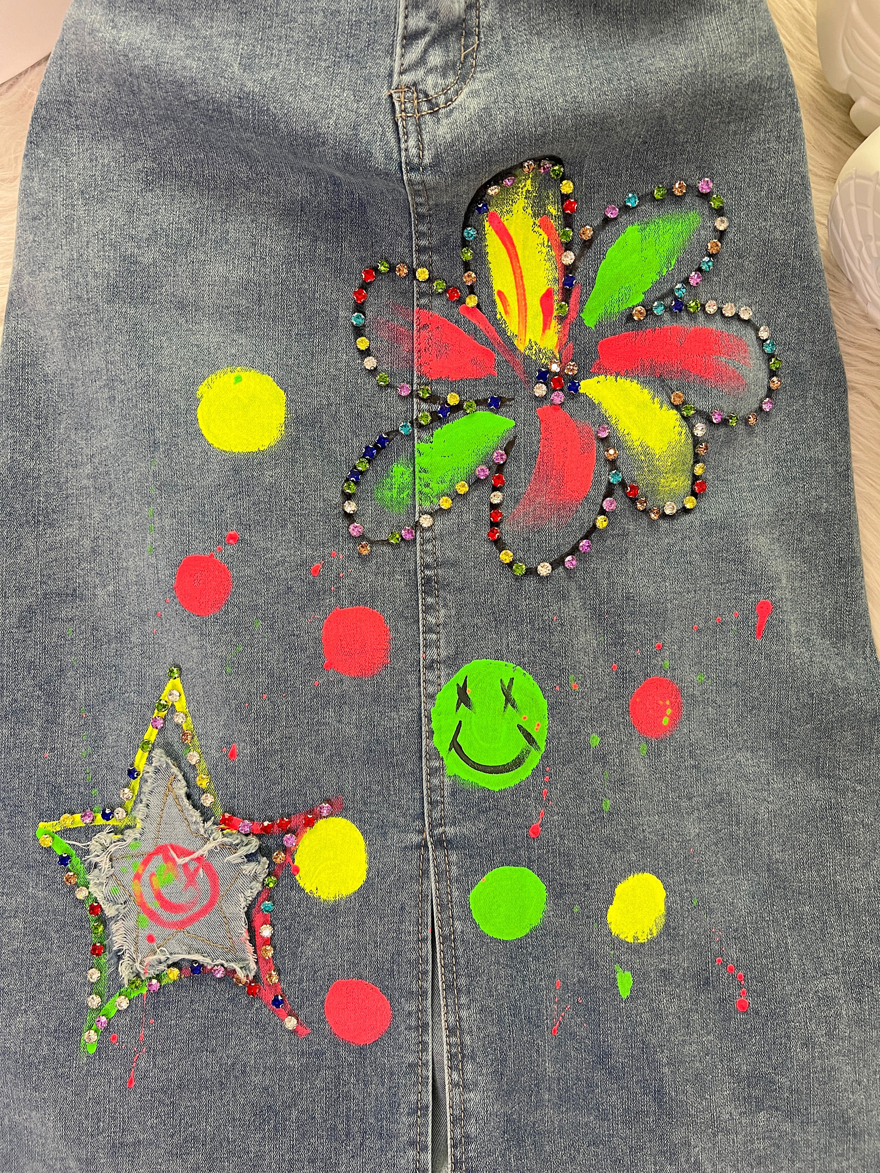 FALDA MEZCLILLA HAPPY