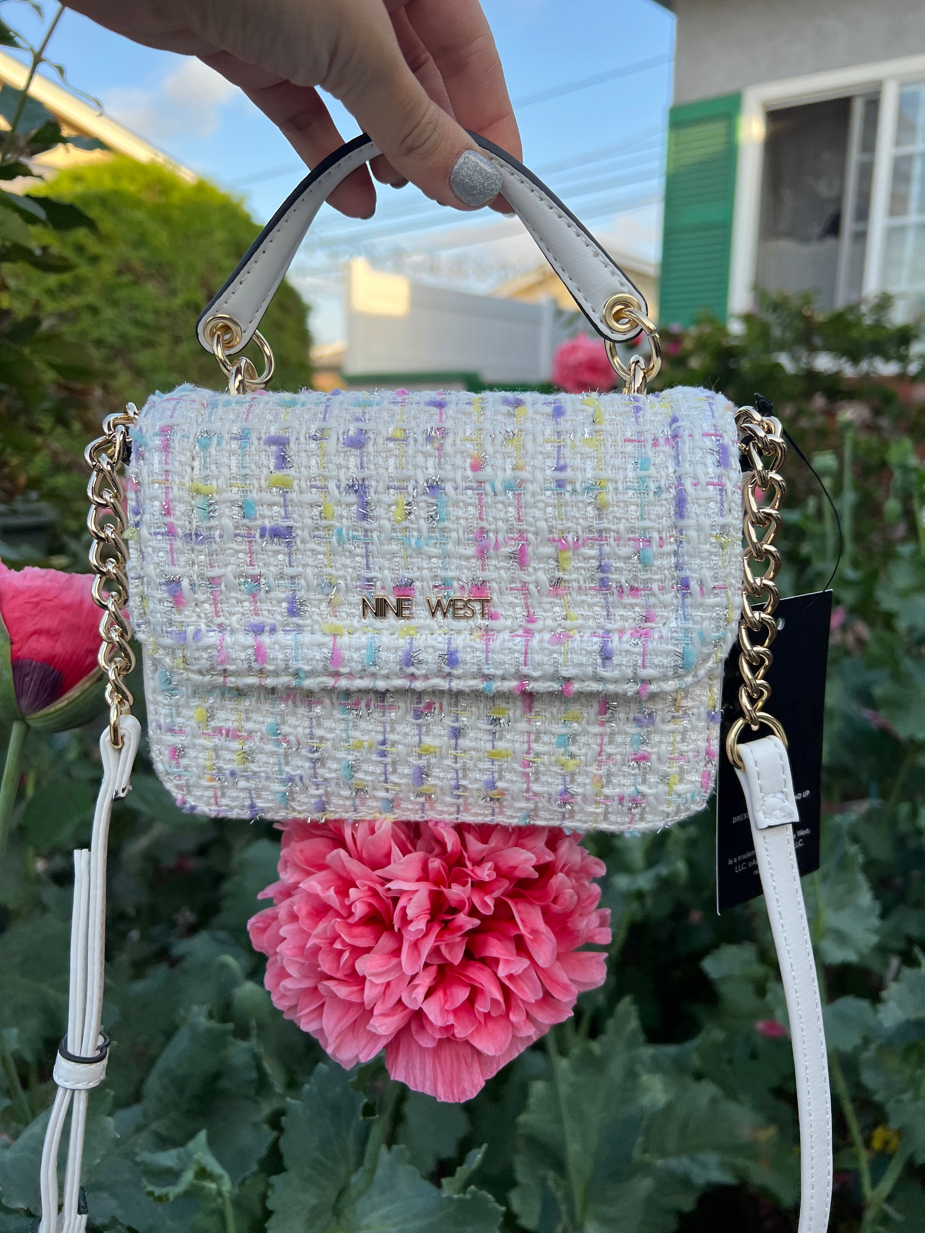 BOLSO TWEED NINE WEST