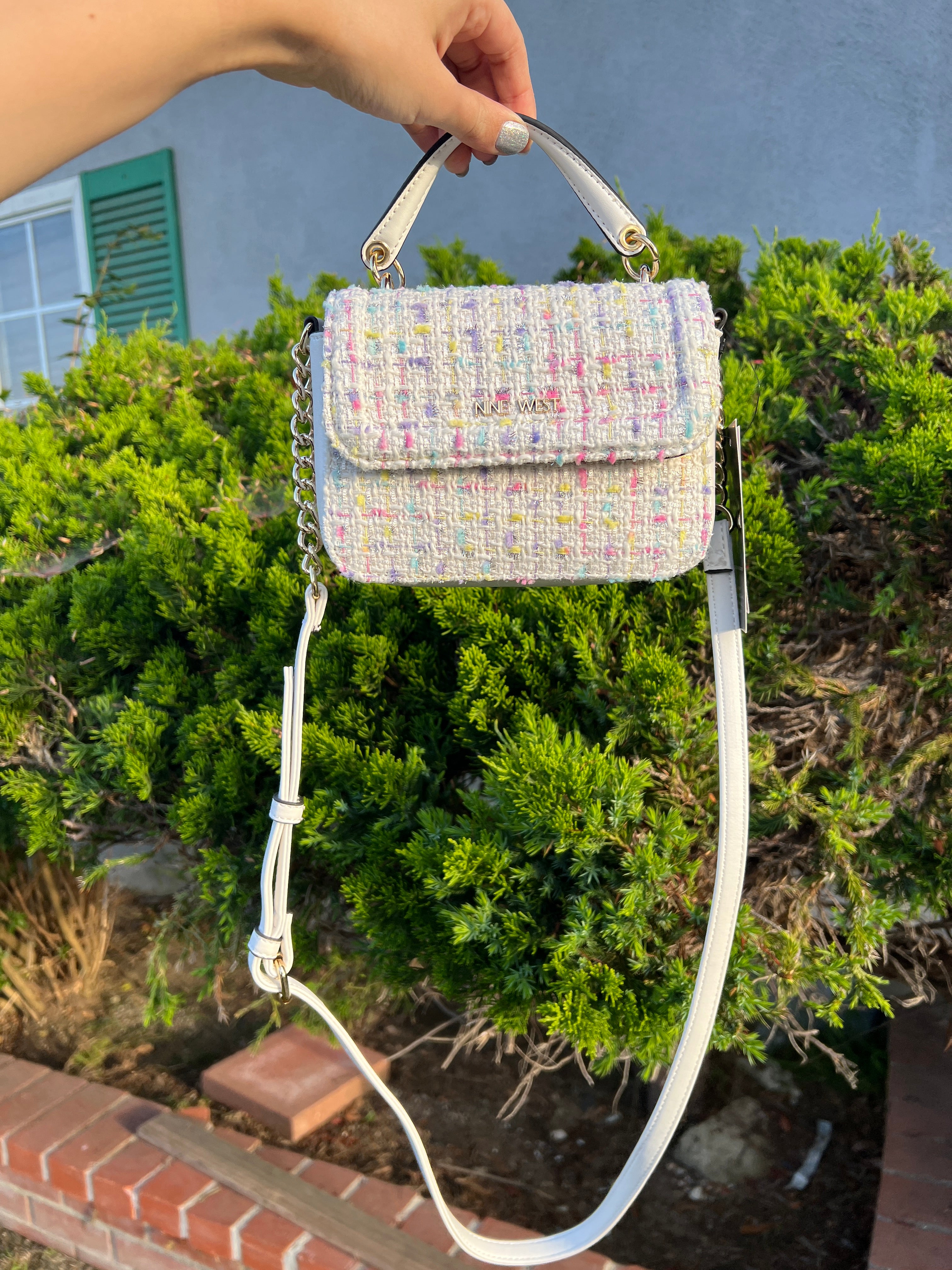 BOLSO TWEED NINE WEST