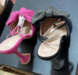 ZAPATILLA CON MOÑITO ROSA