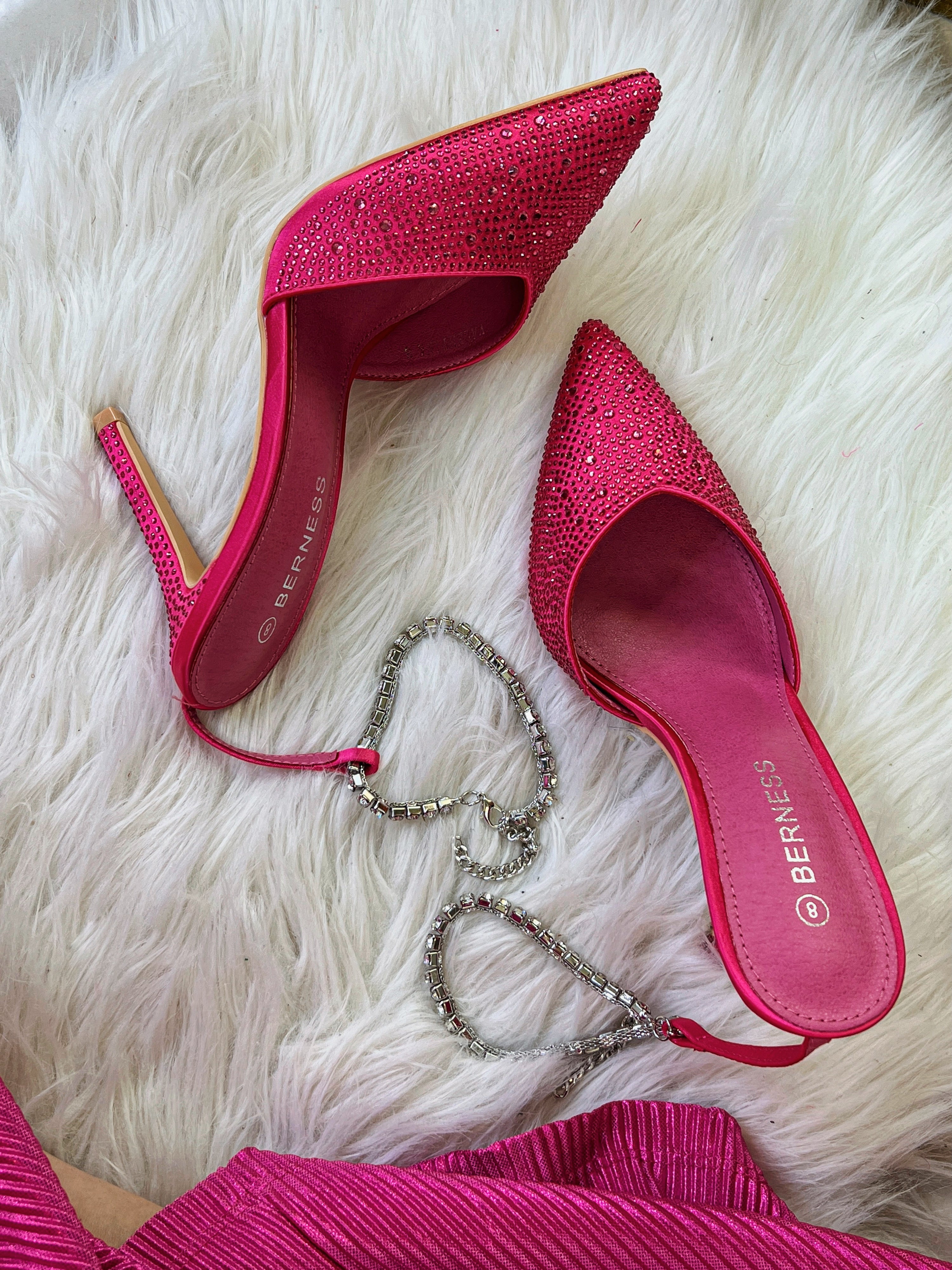 ZAPATILLA ROSA DIAMANTE