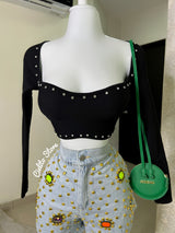 SHORT CORAZÓN DORADO