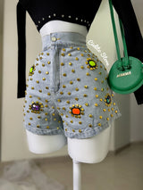 SHORT CORAZÓN DORADO