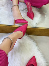 ZAPATILLA ROSA DIAMANTE