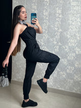 TENIS NEGROS CON PEDRERÍA