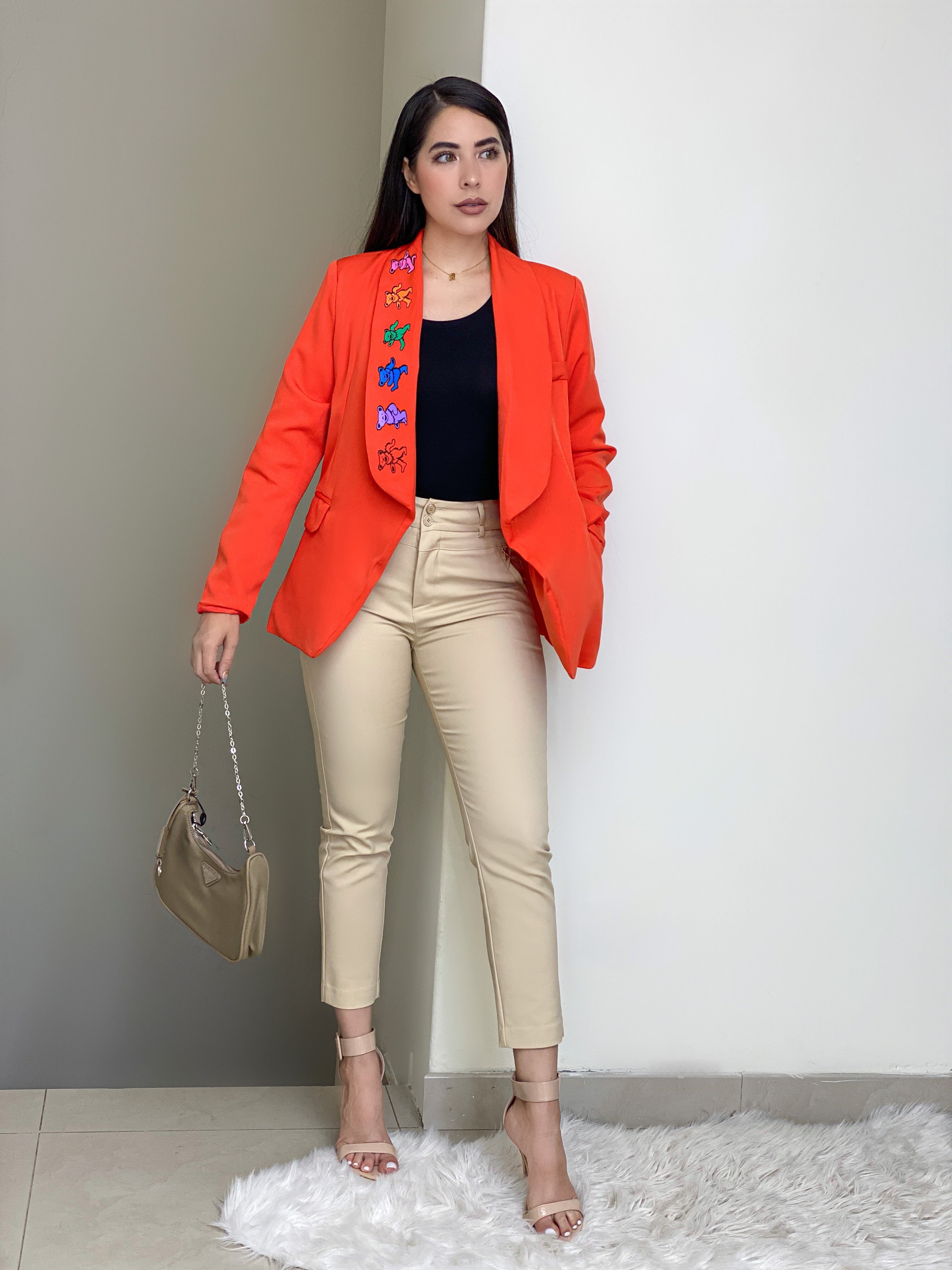 BLAZER NARANJA VIBRANTE