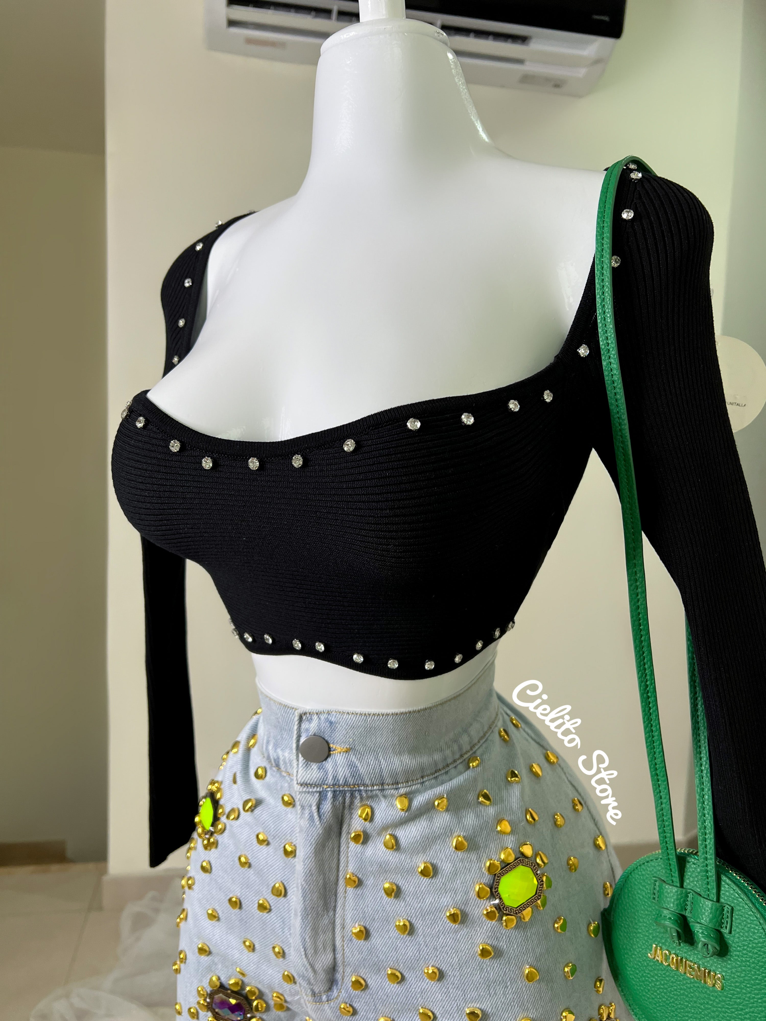 SHORT CORAZÓN DORADO