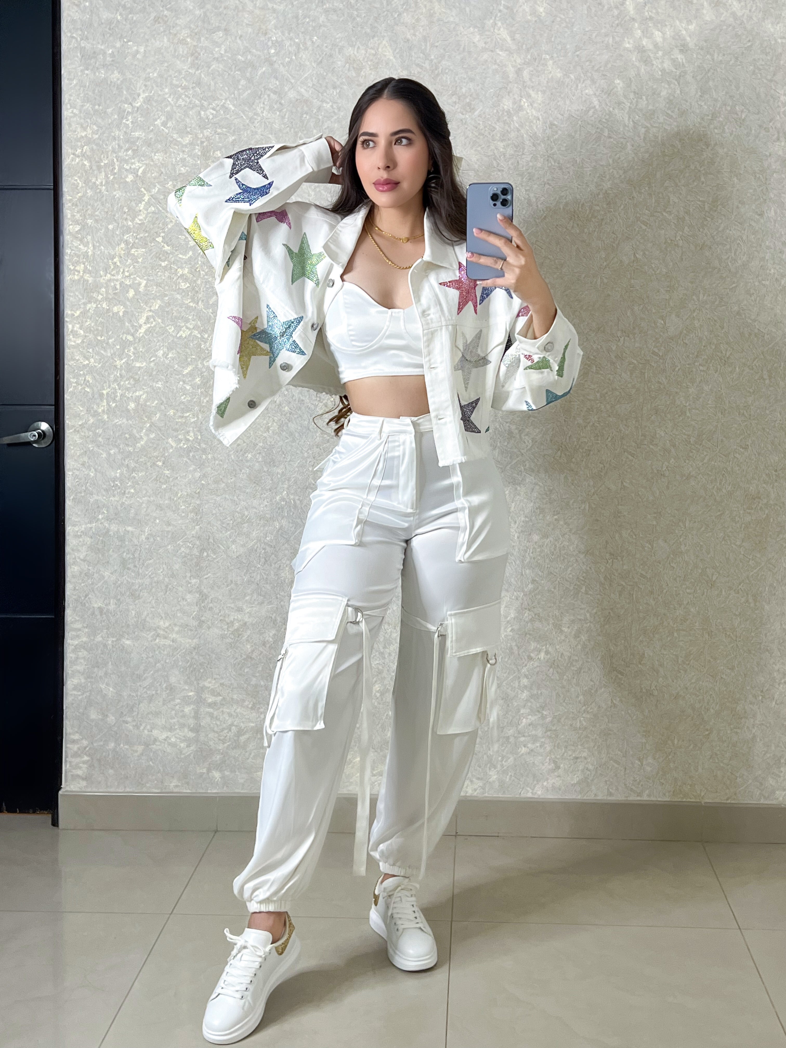 CHAQUETA CORTA CON ESTRELLA