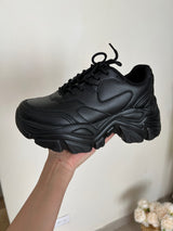 TENIS NEGROS PLATAFORMA
