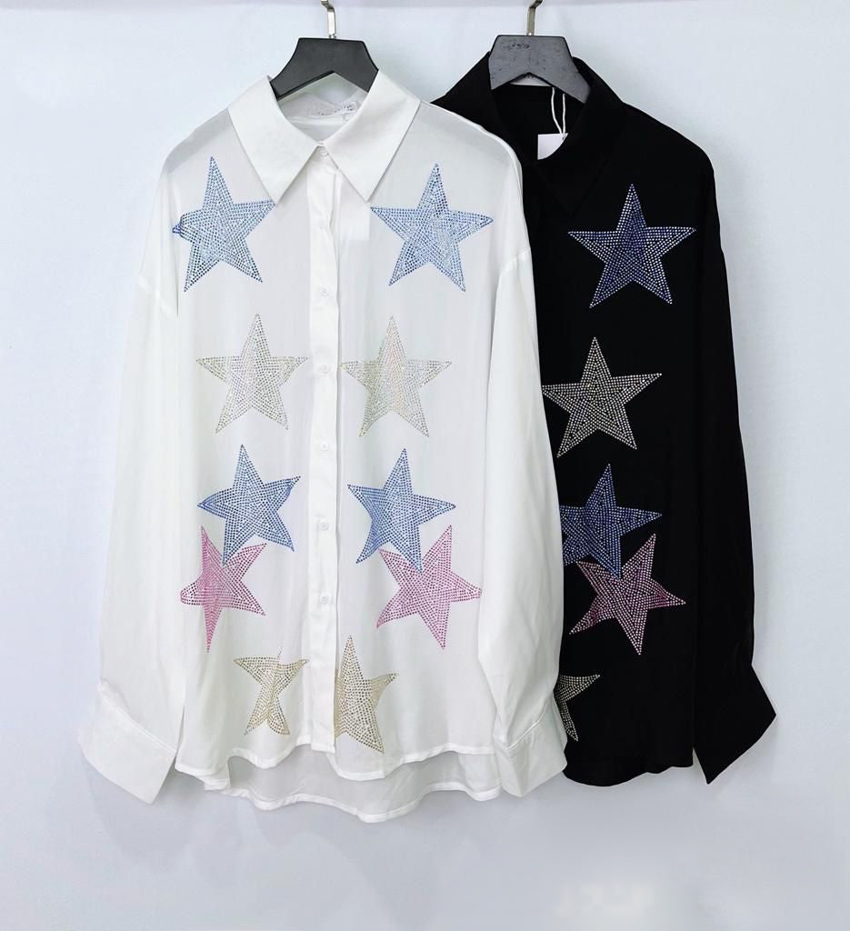 CAMISA ESTRELLAS BLANCA