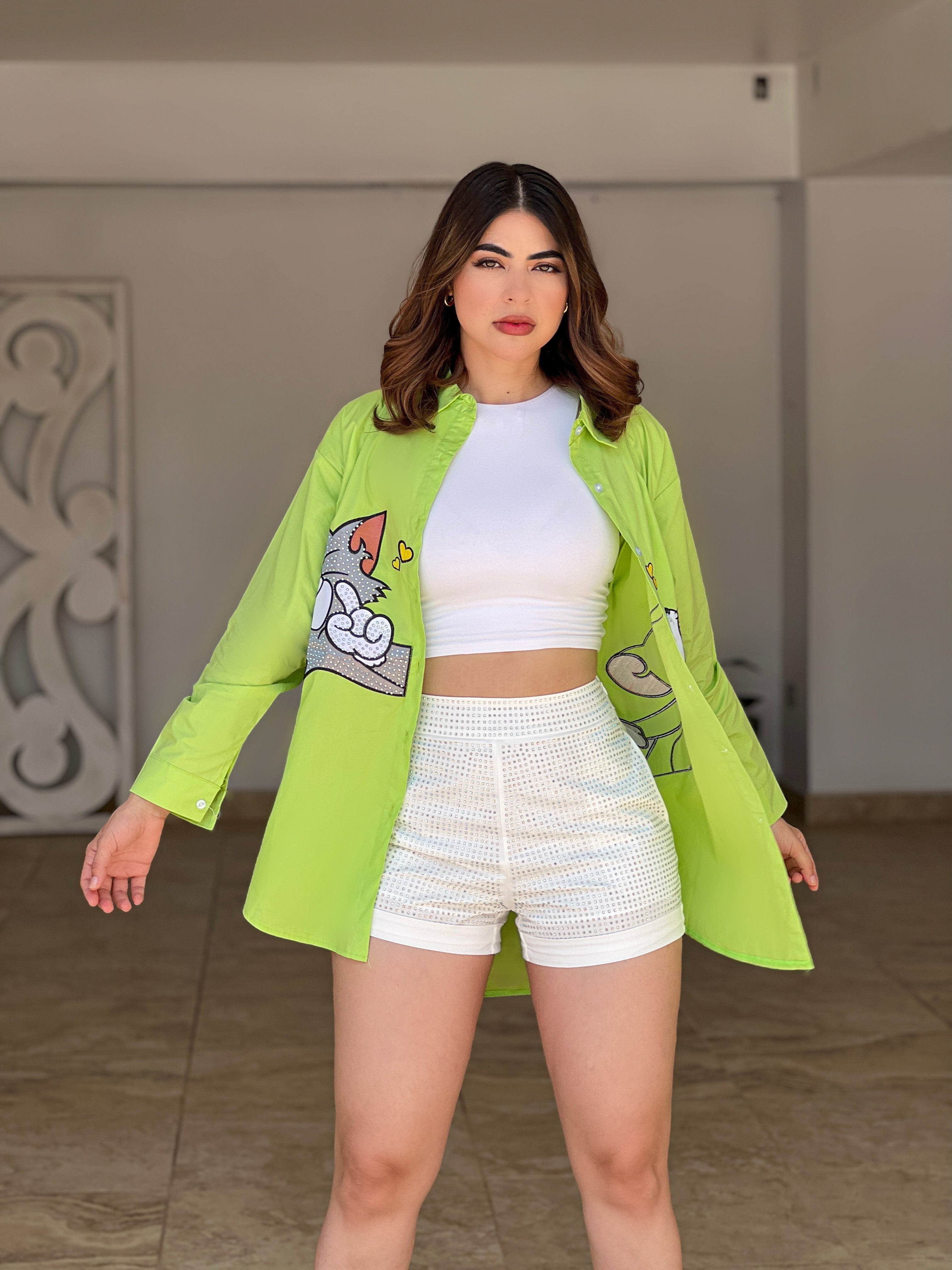 SHORT NUBE BRILLANTE