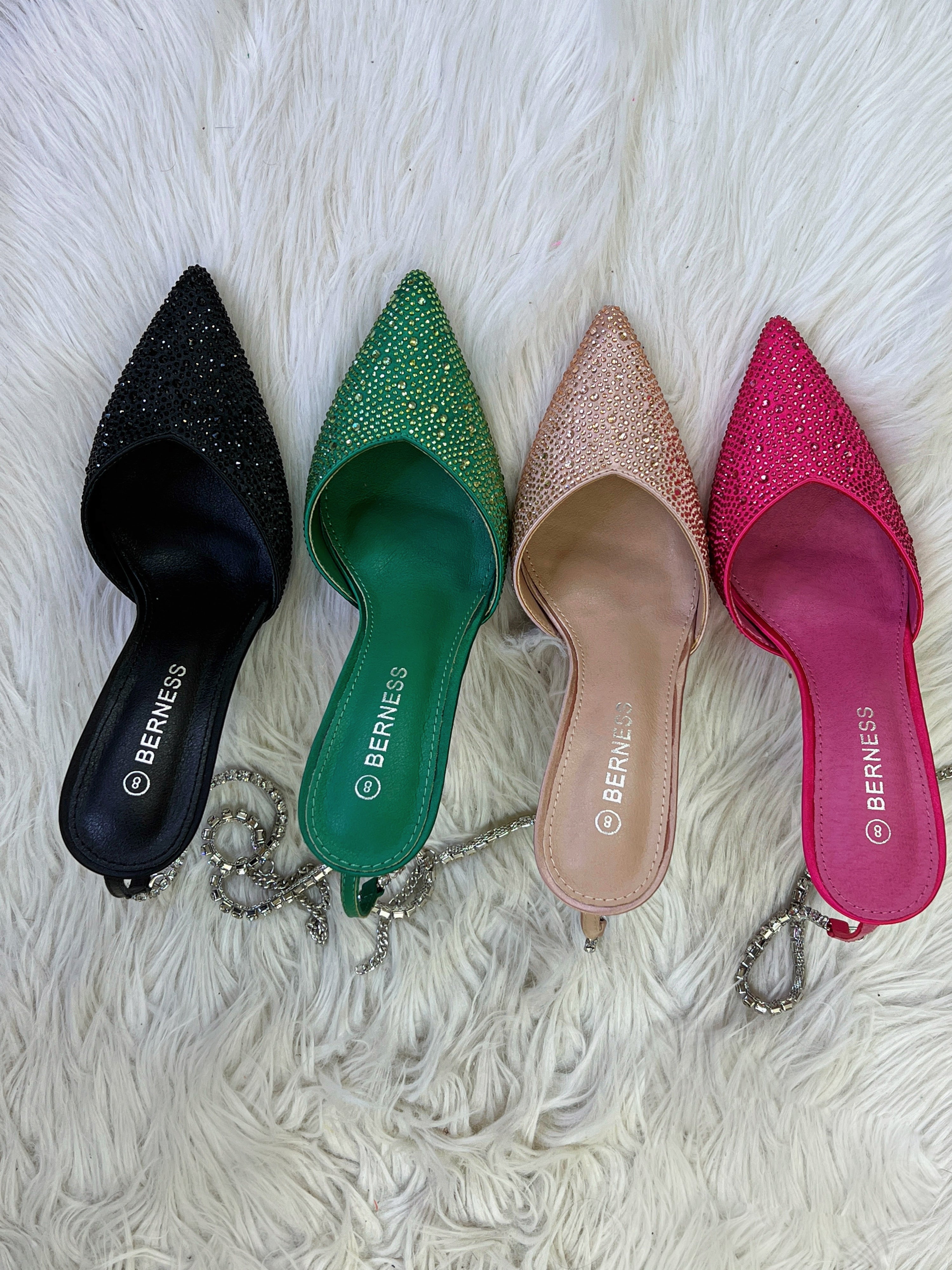 ZAPATILLA NUDE DIAMANTE