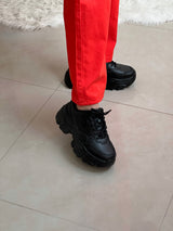TENIS NEGROS PLATAFORMA