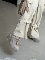 TENIS NUDE PLATAFORMA Y PEDRERÍA