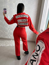 PANTALÓN NARANJA VIBRANTE