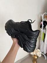 TENIS NEGROS PLATAFORMA