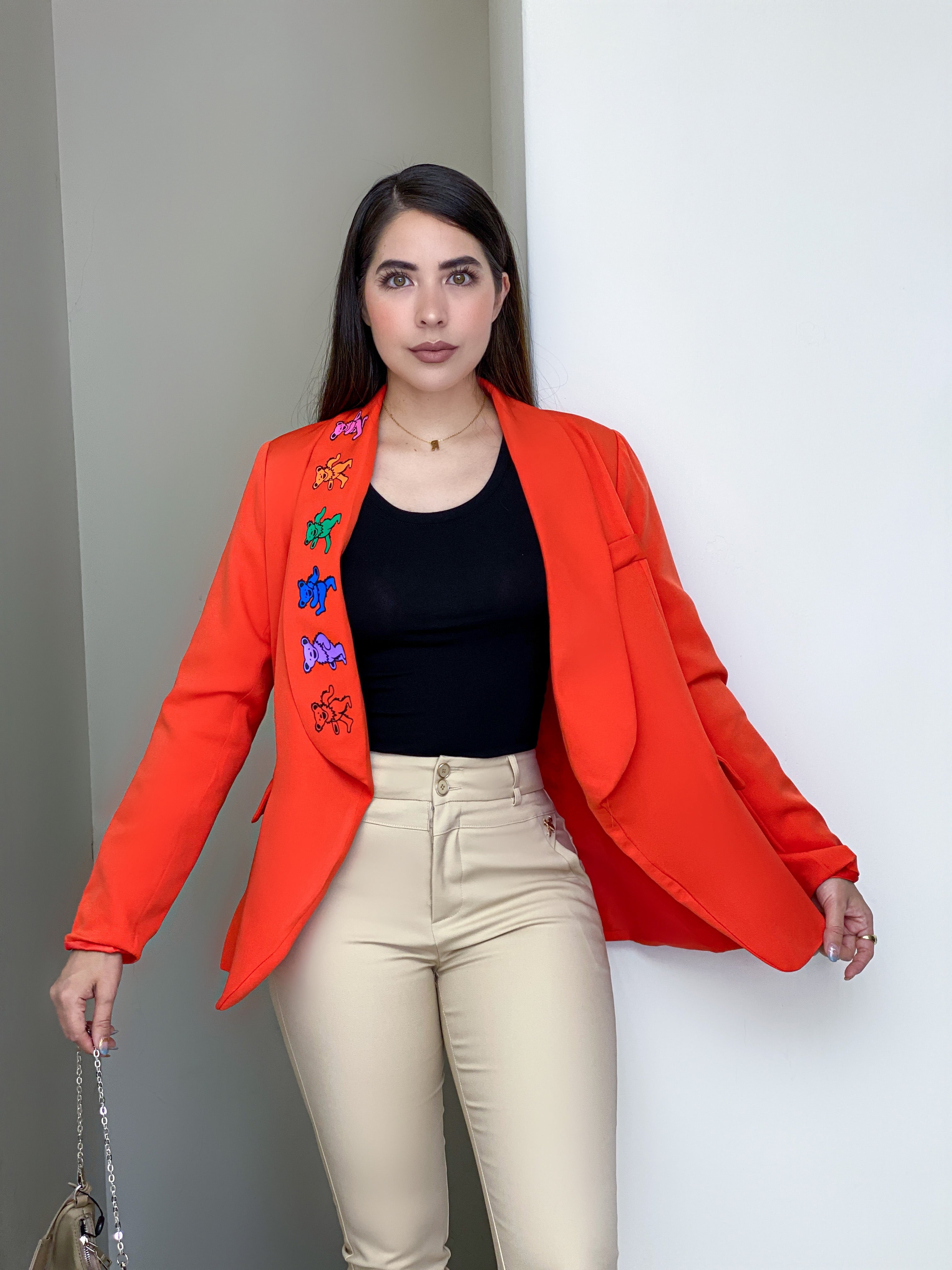 BLAZER NARANJA VIBRANTE