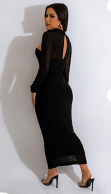 VESTIDO NEGRO MANGA LARGA