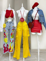 CHAQUETA MEZCLILLA CON PEDRERÍA